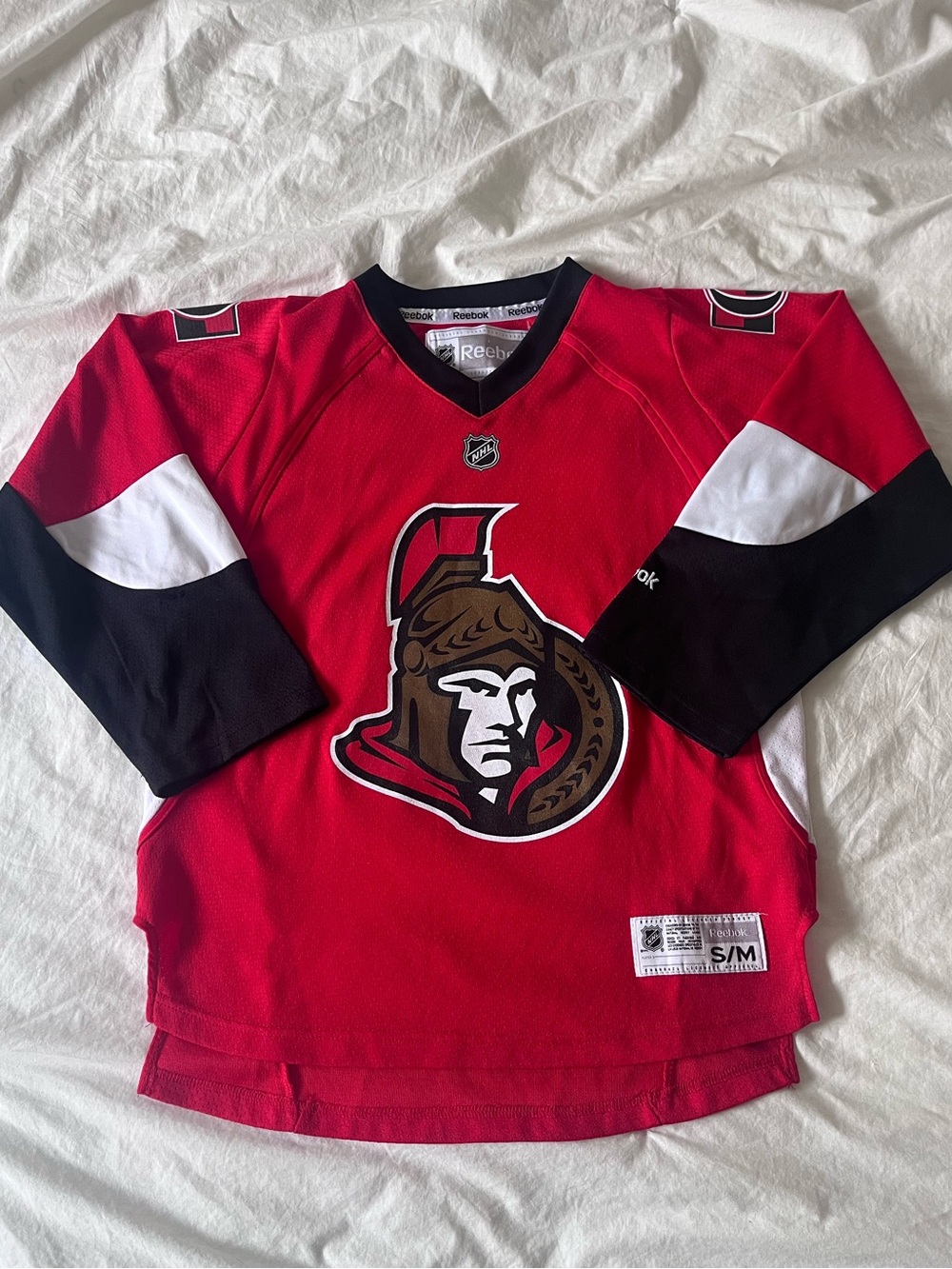 Reebok Ottawa Senators Youth Hockey Jersey Size S/M Red NHL Premier